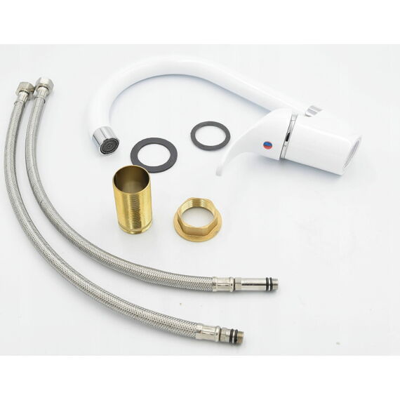 Rio konyhai csaptelep fehér