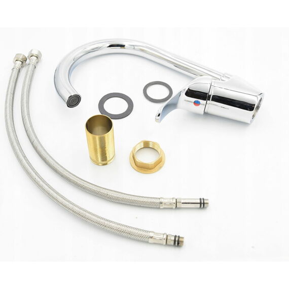 Rio konyhai csaptelep króm