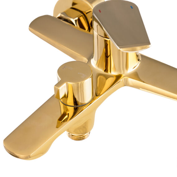 Evo fürdőszobai kádtöltő csaptelep arany