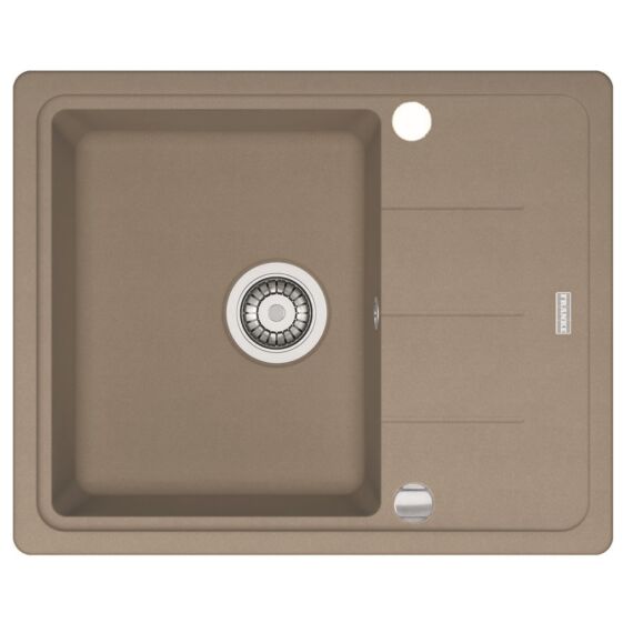 FRANKE BASIS 611-62 egymedencés gránit mosogató automata dugóemelő, szifonnal, kasmír