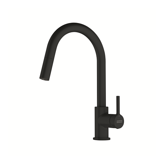 FRANKE LINA DOCCIA konyhai csaptelep matt fekete