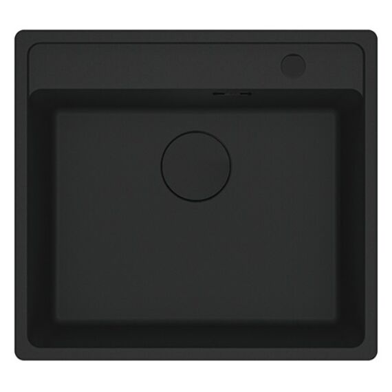MARIS 2.0 MRG 610-52 TL A egymedencés gránit mosogató , automata dugóemelő, szifonnal, matt fekete