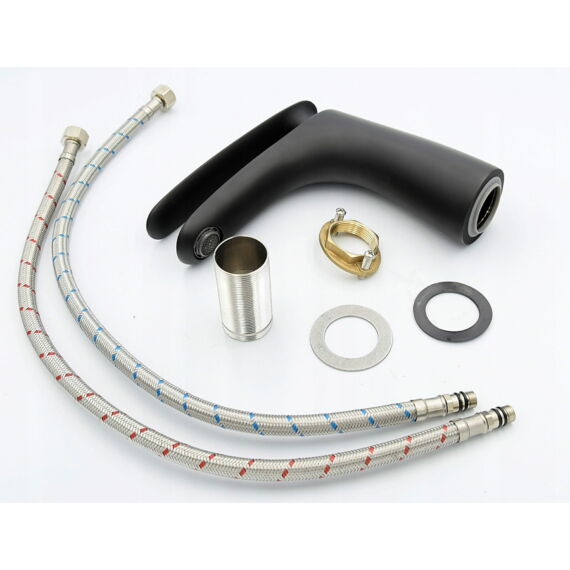 Evo fürdőszobai mosdó csaptelep matt fekete