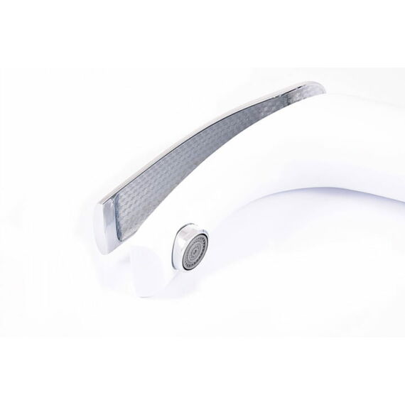 Éder fürdőszobai magasított csaptelep fehér-króm