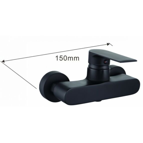 Royo csaptelep zuhanyhoz fekete