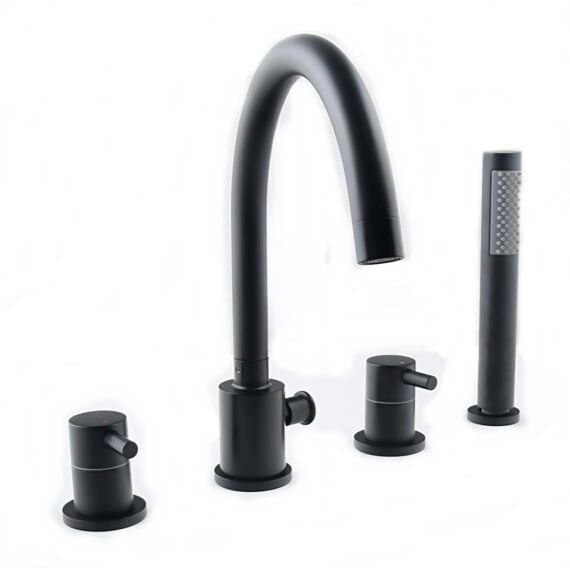 Roy kádtöltő csaptelep szett fekete