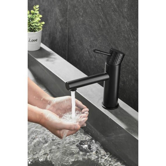 Roy Pro fürdőszobai mosdó csaptelep fekete