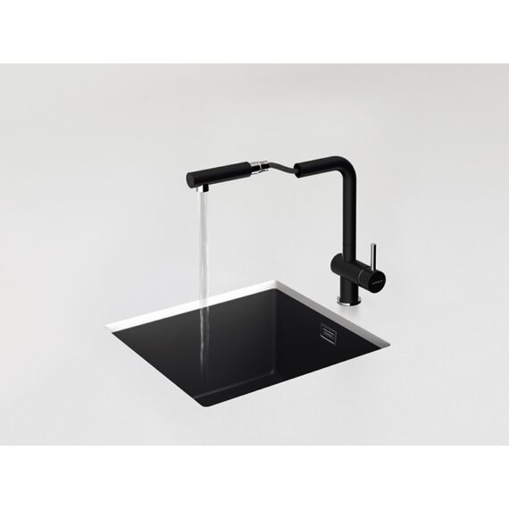 Schock Epos Ext konyhai csaptelep Cristalite Nero