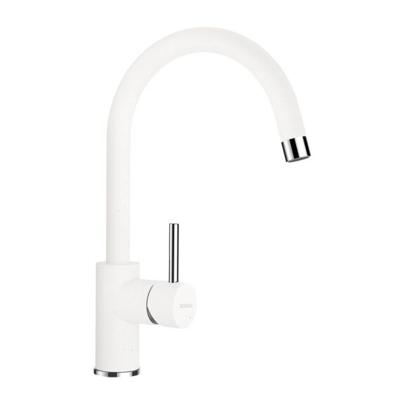 Schock Plutos konyhai csaptelep Cristalite Alpina, fehér