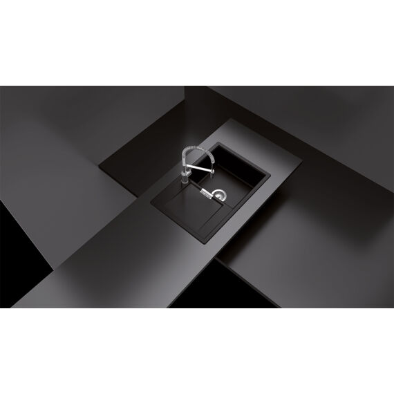 Mono D-100 egymedencés gránit mosogató csepptálcáva be