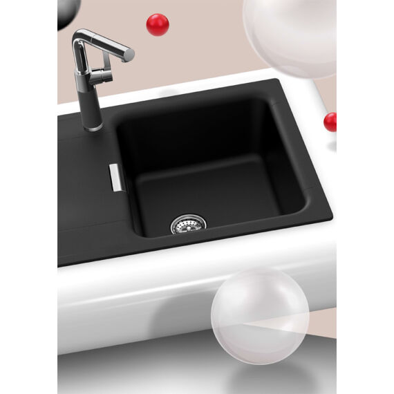 Schock Wembley D-100 egymedencés gránit mosogató csepptálcával be