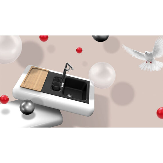 SCHOCK Wembley D-150 Cristadur gránit mosogató be