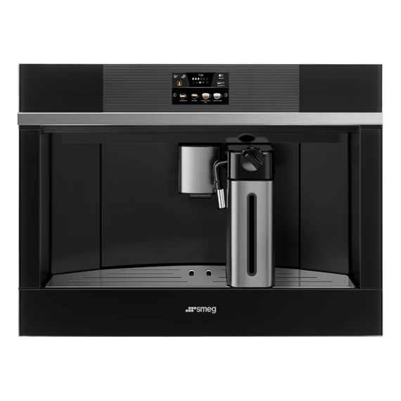 SMEG TELJESEN AUTOMATA KÁVÉFŐZŐ, Linea design, fekete