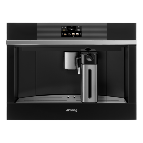 SMEG TELJESEN AUTOMATA KÁVÉFŐZŐ, Linea design, fekete