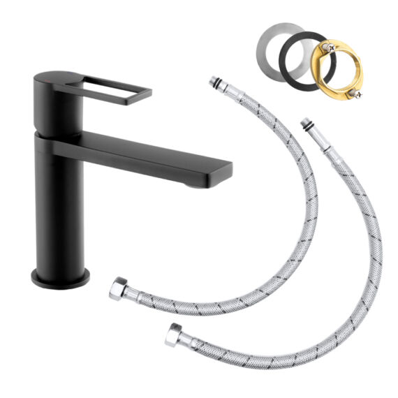 Simba fürdőszobai mosdó csaptelep fekete