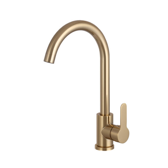 Deco konyhai csaptelep szálcsiszolt arany