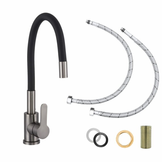 Flex 2 konyhai csaptelep gun metal