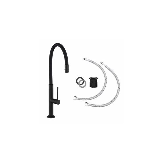 Flex Slim konyhai csaptelep fekete