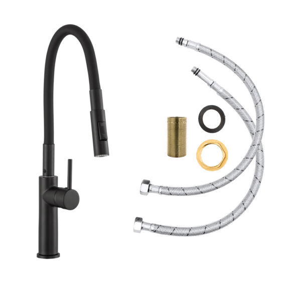 Full New konyhai csaptelep fekete