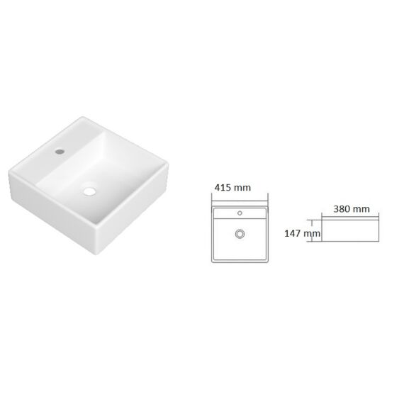 Gamma Gina mosdókagyló méret