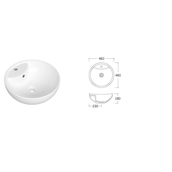 Gamma Rio mosdókagyló méret