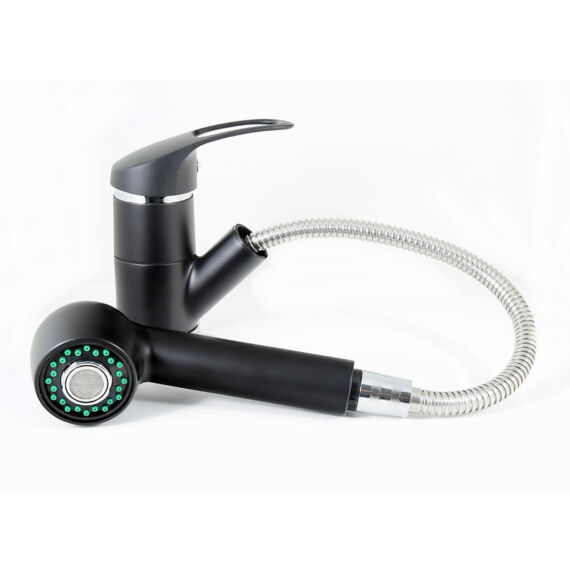 Atut konyhai csaptelep fekete