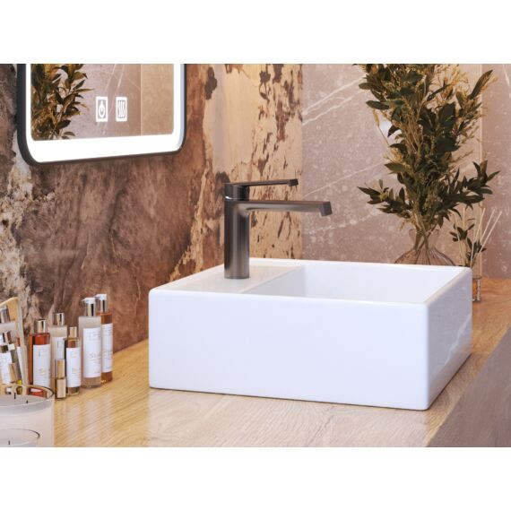 Axel fürdőszobai mosdó csaptelep gun grey