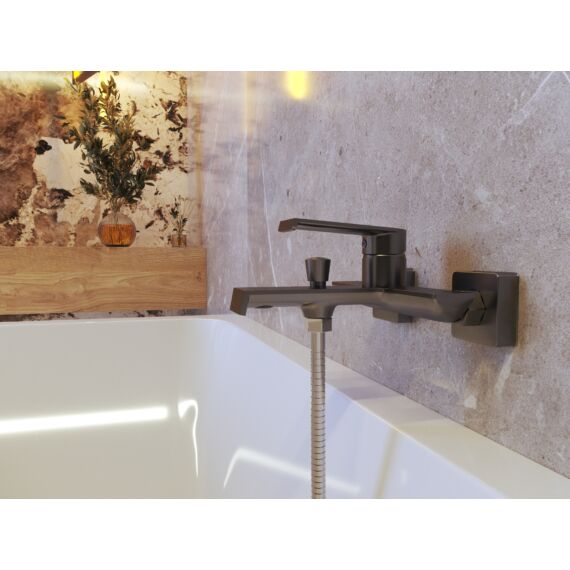 Axel fürdőszobai kádtöltő csaptelep gun grey