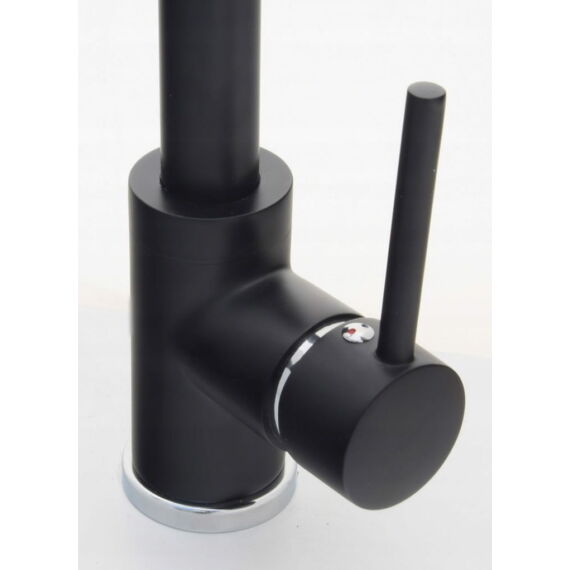 Taru konyhai csaptelep fekete