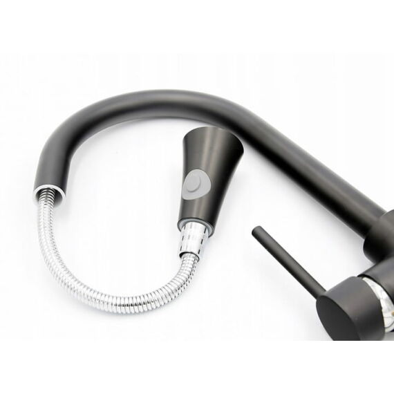 Taru konyhai csaptelep fekete