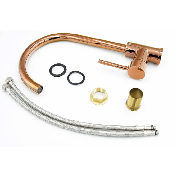 Beta konyhai csaptelep rose gold