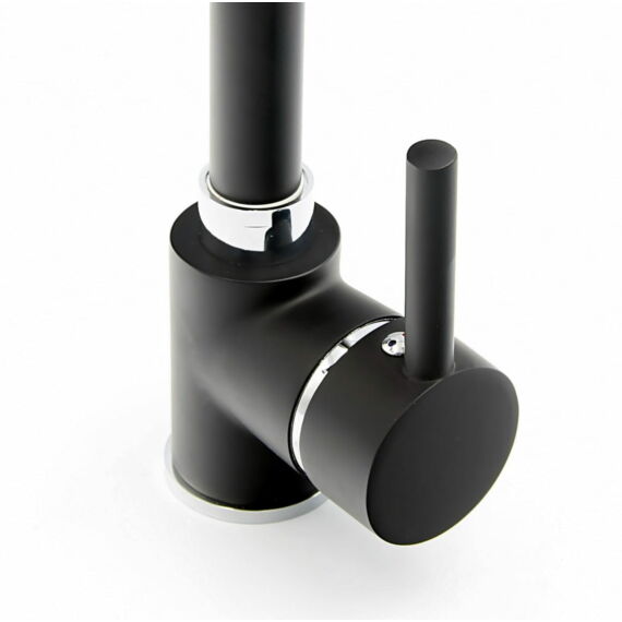 Steel konyhai csaptelep fekete