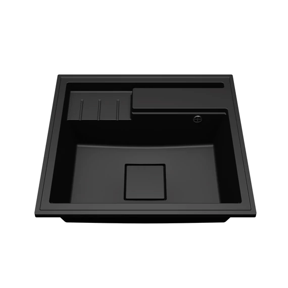 ELITE 6052 egymedencés gránit mosogató automata dugóemelő