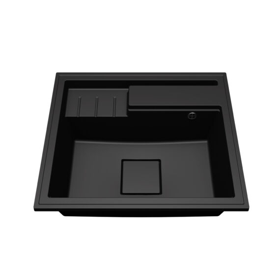 ELITE 6052 egymedencés gránit mosogató automata dugóemelő