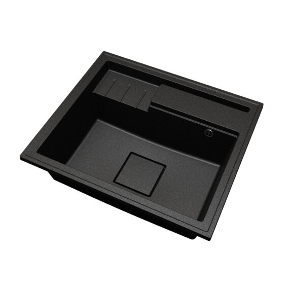 ELITE 6052 egymedencés gránit mosogató automata dugóemelő