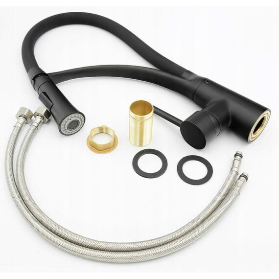 Nexo konyhai csaptelep fekete