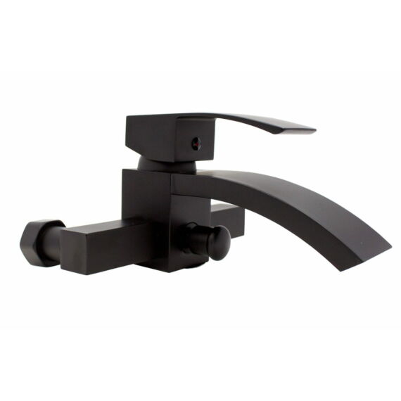 Kaskada fürdőszobai kádtöltő csaptelep fekete