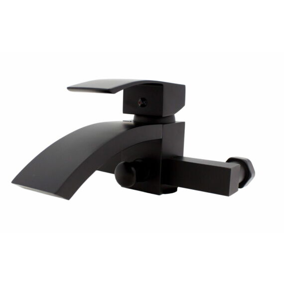 Kaskada fürdőszobai kádtöltő csaptelep fekete