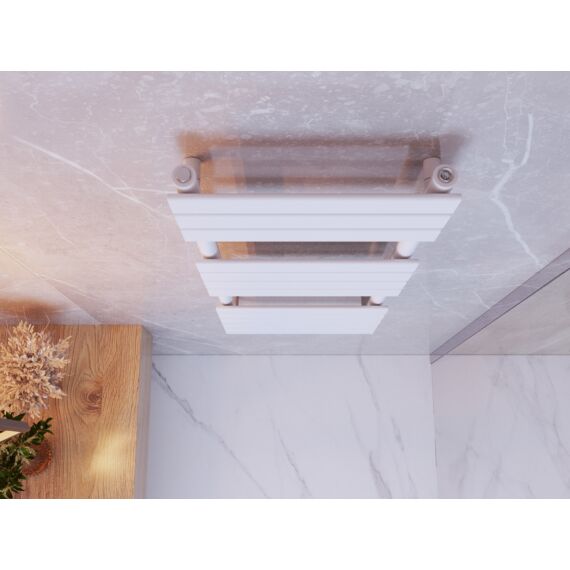 Design classic törölközőszárító radiátor 45cm x 120cm, fehér