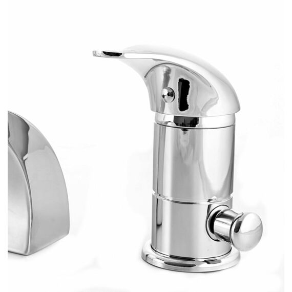 Kaskada fürdőszobai kádtöltő csaptelep szett króm