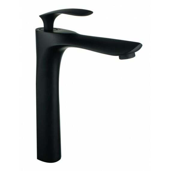 Lily magasított fürdőszobai mosdó csaptelep fekete