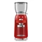 SMEG KÁVÉDARÁLÓ, 50-es évek retro design,150 W, piros