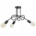 Kép 1/7 - LEDLUX LX-1006 függesztett mennyezeti lámpa,3xE27, fekete