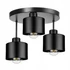 Kép 1/8 - LEDLUX LX-1020 függesztett mennyezeti lámpa,3xE27, fekete