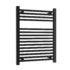 Kép 1/4 - Törölközőszárító radiátor, szögletes, Proper 50cm x 60cm, fekete