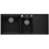 Kép 2/5 - A-POINT 180 kétmedencés csepegtetőtálcás gránit mosogató balos