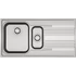 Kép 1/2 - FRANKE SMART SRX 651 másfél medencés inox mosogató, szifonnal, jobb