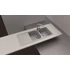 Kép 3/6 - SCHOCK Formhaus D-200 Cristalite kétmedencés csepegtetőtálcás gránit mosogató