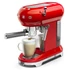Kép 1/5 - SMEG ESPRESSO KÉZI KÁVÉFŐZŐ, retro, piros