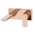 Kép 1/4 - Cubic falra szerelhető fürdőszoba mosdó csaptelep rosegold